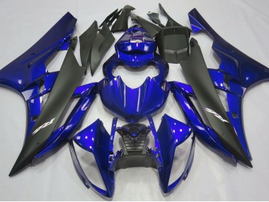 2006-2007 Metallic Blue & Black R6 Motorcycle Fairings