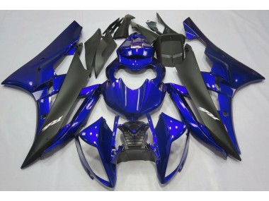 2006-2007 Metallic Blue & Black R6 Motorcycle Fairings