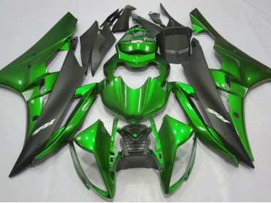 2006-2007 Metallic Green & Black R6 Motorcycle Fairings