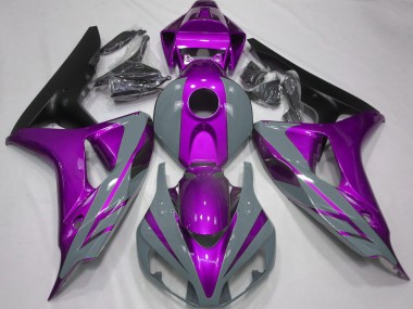 2006-2007 Nardo Grey and Purple CBR1000RR Motorcycle Fairings