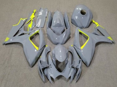 2006-2007 Nardo / High Viz Yellow GSXR 600-750 Motorcycle Fairings