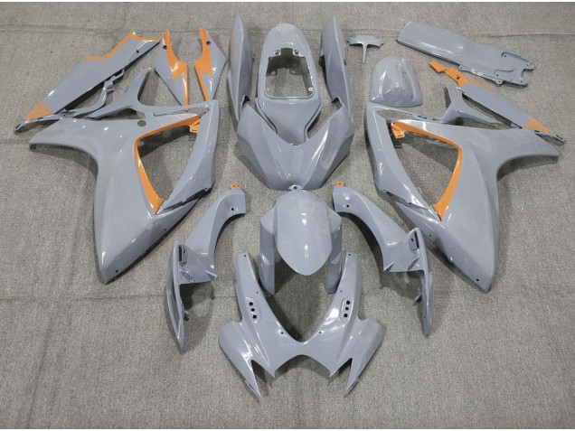 2006-2007 Nardo and Orange Trim GSXR 600-750 Motorcycle Fairings