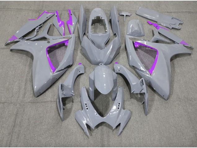 2006-2007 Nardo and Purple Trim GSXR 600-750 Motorcycle Fairings