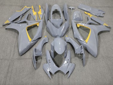 2006-2007 Nardo and Yellow Trim GSXR 600-750 Motorcycle Fairings