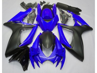 2006-2007 Ocean Blue GSXR 600-750 Motorcycle Fairings