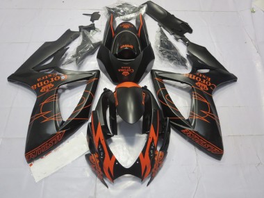 2006-2007 Orange Matte GSXR 600-750 Motorcycle Fairings