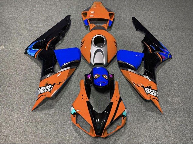 2006-2007 Orange Shark CBR1000RR Motorcycle Fairings