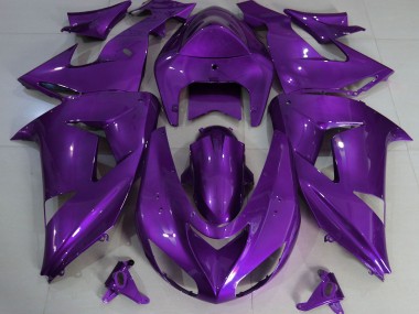 2006-2007 Purple Plain ZX10R Motorcycle Fairings