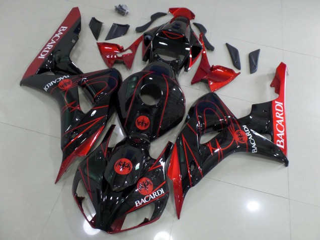 2006-2007 Red Bacardi CBR1000RR Motorcycle Fairings
