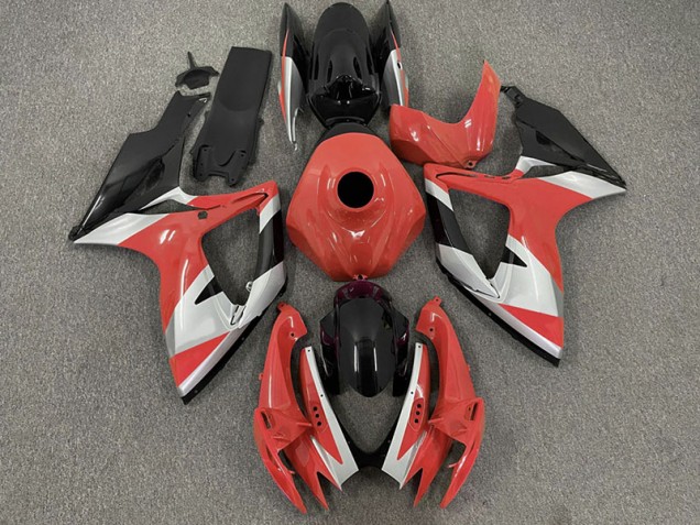 2006-2007 Red Design GSXR 600-750 Motorcycle Fairings