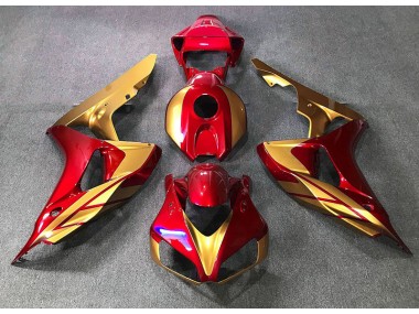 2006-2007 Red & Gold CBR1000RR Motorcycle Fairings