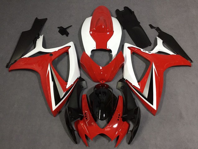 2006-2007 Red Style GSXR 600-750 Motorcycle Fairings