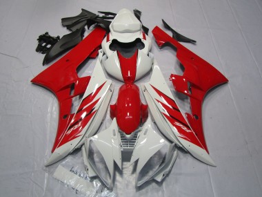 2006-2007 Red and White Style R6 Motorcycle Fairings