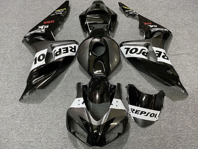 2006-2007 Silver Repsol CBR1000RR Motorcycle Fairings
