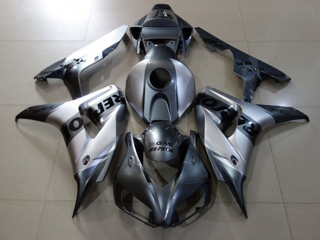 2006-2007 Silver Repsol Style Design CBR1000RR Motorcycle Fairings