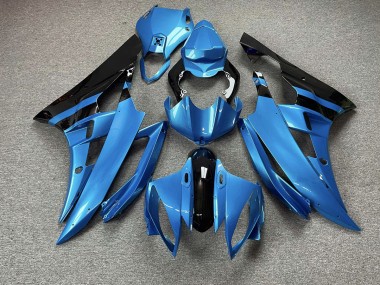 2006-2007 Sky Blue and Black R6 Motorcycle Fairings