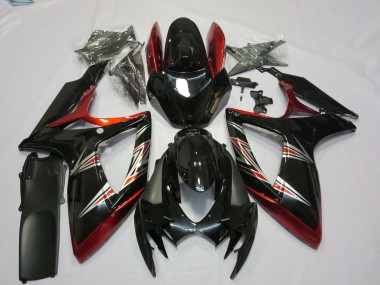 2006-2007 Tri Color GSXR 600-750 Motorcycle Fairings