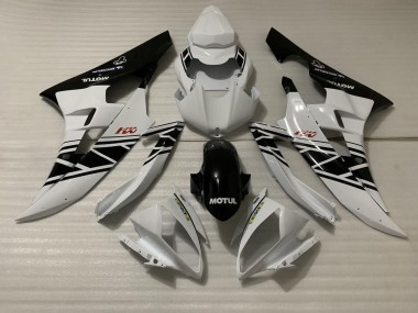 2006-2007 White Black Design R6 Motorcycle Fairings