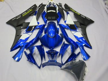 2006-2007 Depp Blue with Yellow Decal R6 Motorcycle Fairings