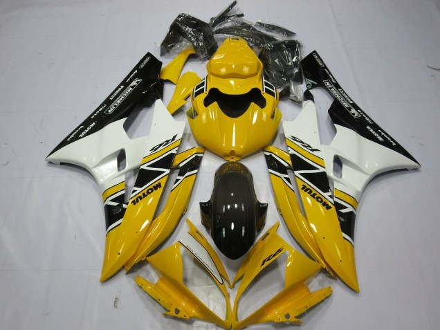 2006-2007 Yellow Motul OEM Style R6 Motorcycle Fairings