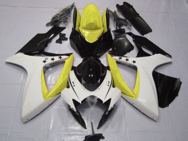 2006-2007 Yellow Star GSXR 600-750 Motorcycle Fairings