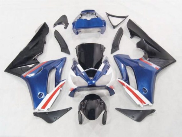 2006-2008 Blue / Red and White Daytona 675 Motorcycle Fairings