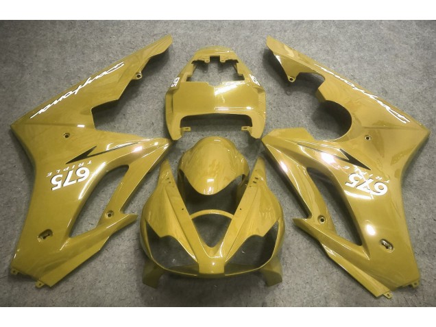 2006-2008 Gold Daytona 675 Motorcycle Fairings