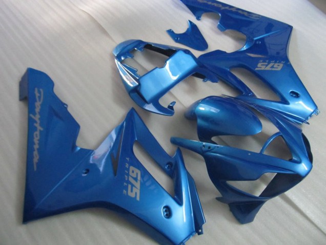 2006-2008 Vibrant Blue Daytona 675 Motorcycle Fairings