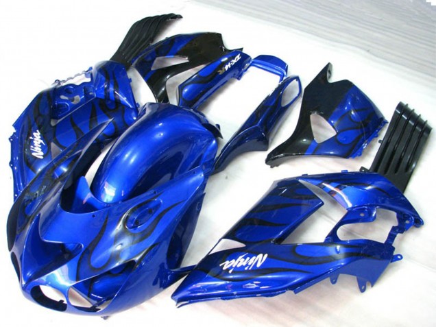 2006-2011 Blue Flame ZX14R Motorcycle Fairings