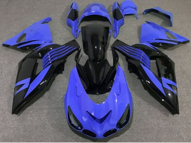 2006-2011 Bright Blue ZX14R Motorcycle Fairings