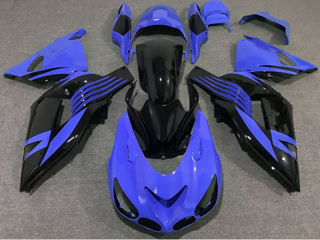 2006-2011 Bright Blue ZX14R Motorcycle Fairings