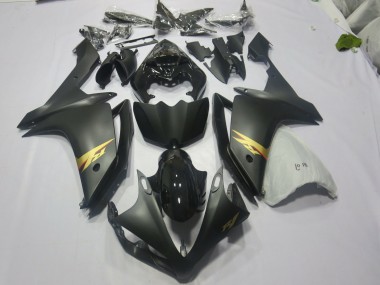 2007-2008 Black and Gold R1 Motorcycle Fairings