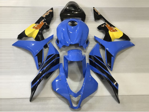 2007-2008 Blue & Orange Bull CBR600RR Motorcycle Fairings