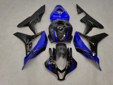 2007-2008 Blue and Black CBR600RR Motorcycle Fairings