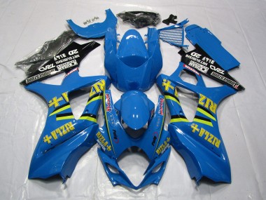 2007-2008 Bright Blue Rizla GSXR 1000 Motorcycle Fairings