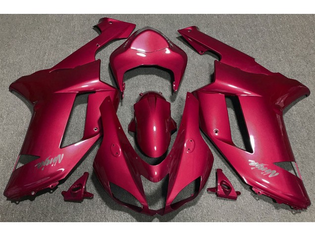 2007-2008 Candy Red ZX6R Motorcycle Fairings