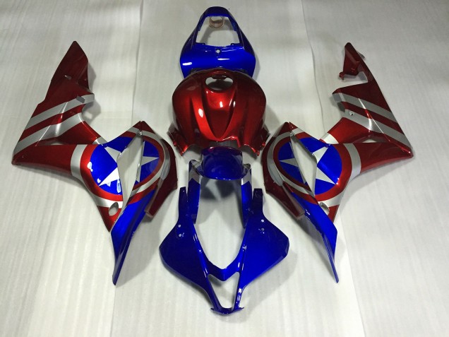2007-2008 Captain America CBR600RR Motorcycle Fairings