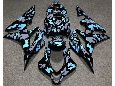 2007-2008 Custom Camo Blue CBR600RR Motorcycle Fairings