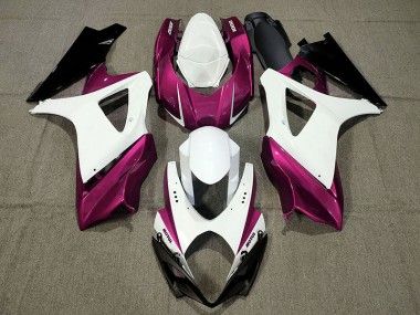 2007-2008 Custom Design Pink GSXR 1000 Motorcycle Fairings
