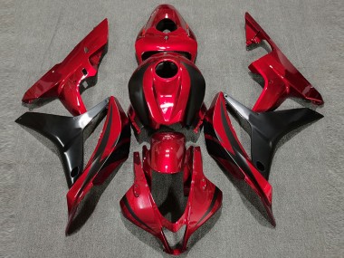 2007-2008 Deep Red OEM Style CBR600RR Motorcycle Fairings
