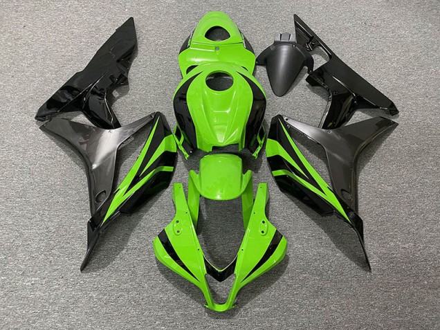 2007-2008 Electric Green OEM Style & Grey CBR600RR Motorcycle Fairings