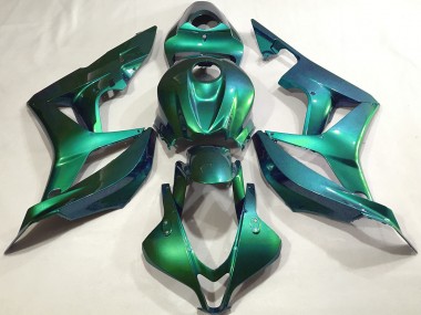 2007-2008 Emerald Green Plain CBR600RR Motorcycle Fairings