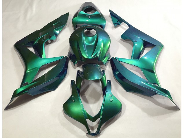 2007-2008 Emerald Green Plain CBR600RR Motorcycle Fairings