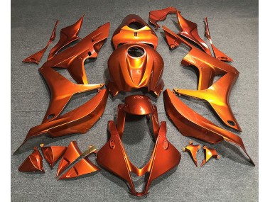 2007-2008 Flat Orange CBR600RR Motorcycle Fairings