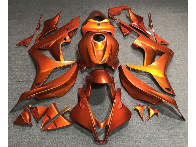 2007-2008 Flat Orange CBR600RR Motorcycle Fairings