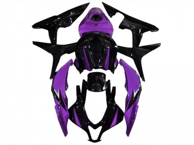 2007-2008 Gloss Black & Purple CBR600RR Motorcycle Fairings