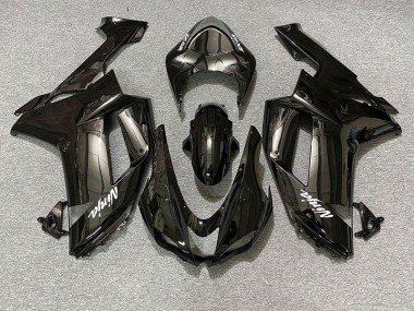 2007-2008 Gloss Black ZX6R Motorcycle Fairings