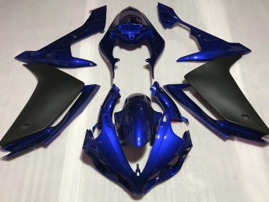 2007-2008 Gloss Blue & Black R1 Motorcycle Fairings