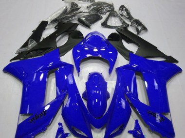 2007-2008 Gloss Blue ZX6R Motorcycle Fairings