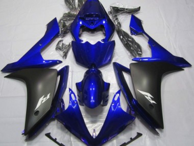 2007-2008 Gloss Blue and Black R1 Motorcycle Fairings